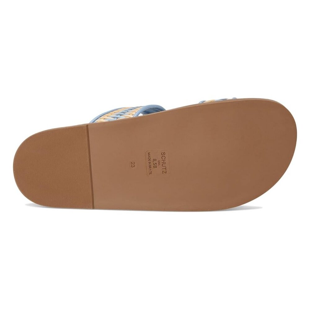 Schutz Naomi Sporty Sandal in Blue - Picture 3 of 6
